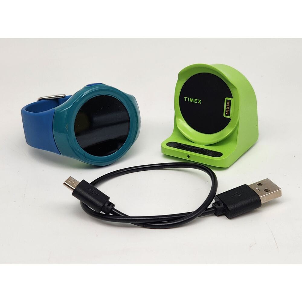 Timex IFW522T FamilyConnect Smartwatch For Kids With Cord and Base